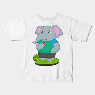 Elephant Donut Kids T-Shirt